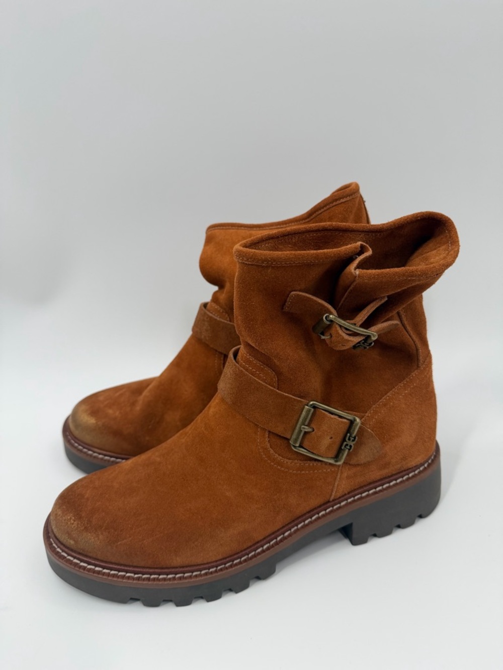 Sam Edelman Kinsley Lug Biker Booties - Picture 5 of 8